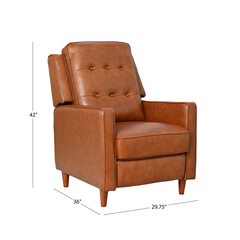 Blaile Leather Recliner & Reviews Birch Lane